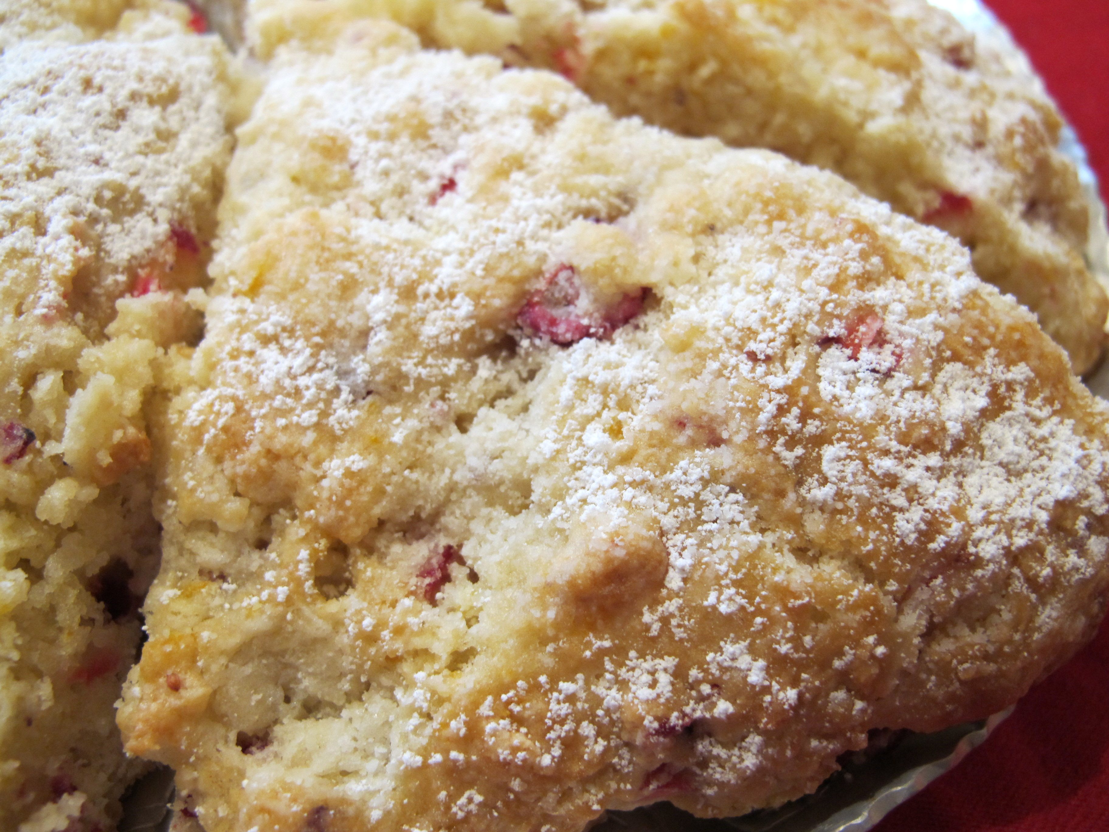 Cranberry Scones for Thanksgiving &amp; Tips from a B&amp;#39;nB baker